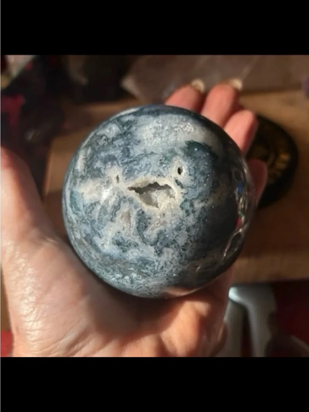 Moss Agate Sphere